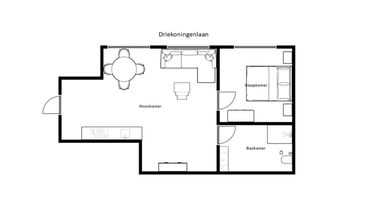 Vier Koningen Apartment Zierikzee Exterior foto